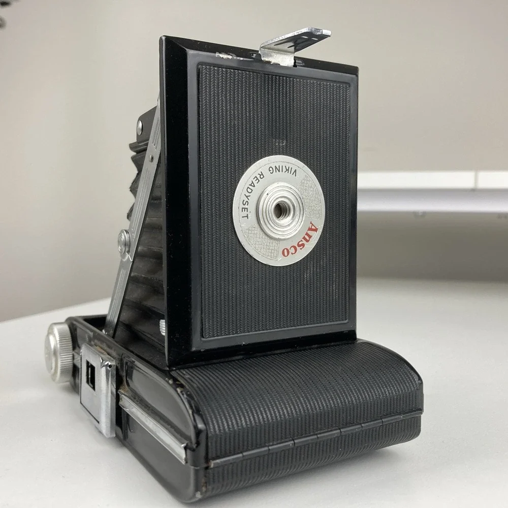 VINTAGE ANSCO VIKING‎ READYSET 120 ROLL FILM FOLDING BELLOWS CAMERA 1952-59